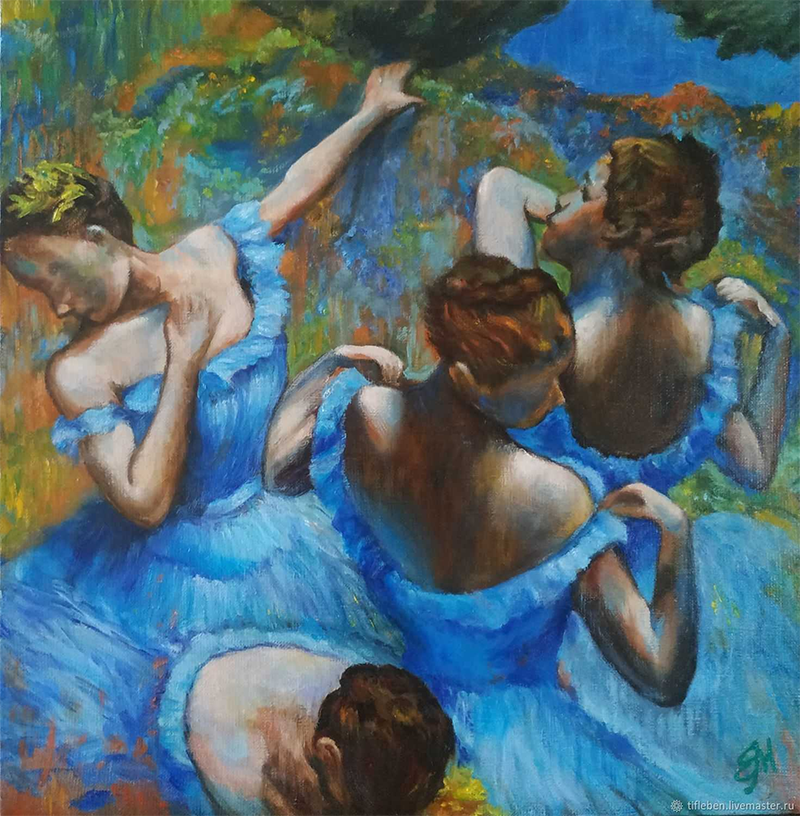Мастер-класс по акриловой живописи «Голубые танцовщицы» Культурный ...